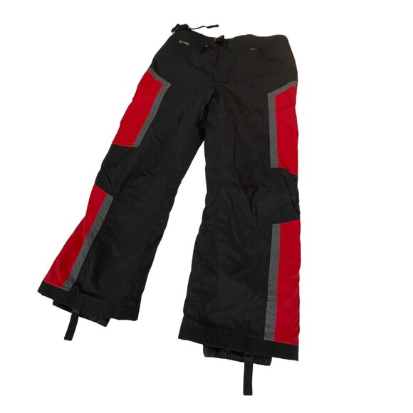 Spyder Other - Spyder Boys Vintage Ski Pants Black Red Size 18 Winter Sport Medium